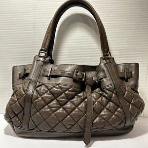 Burberry Quilted Brown Shoulder Bag